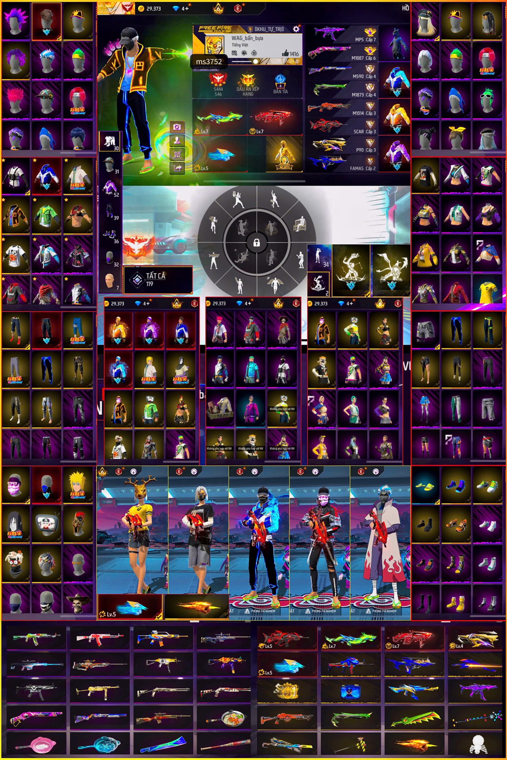 1. Tài khoản Z18862 - hình ảnh túi đồ