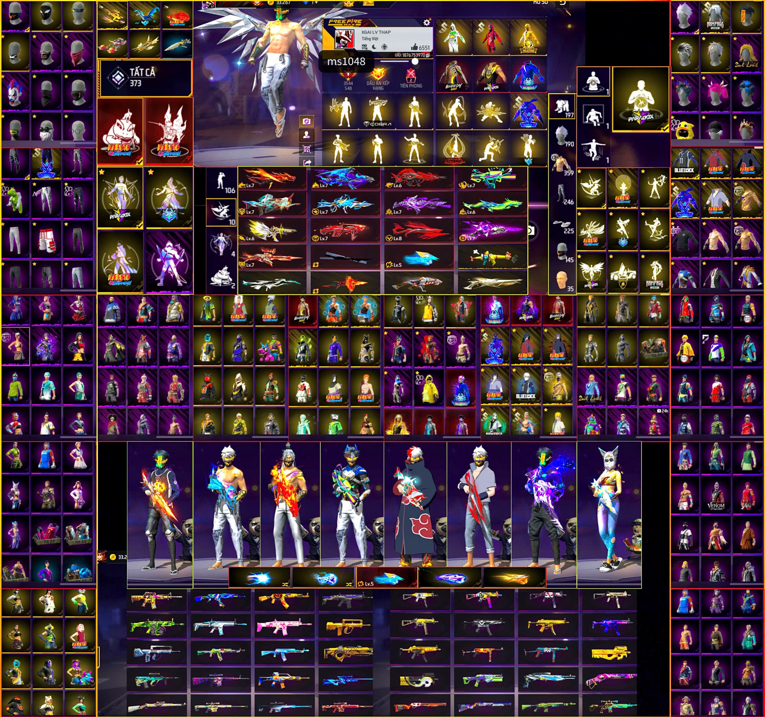 1. Tài khoản Z36962 - hình ảnh túi đồ