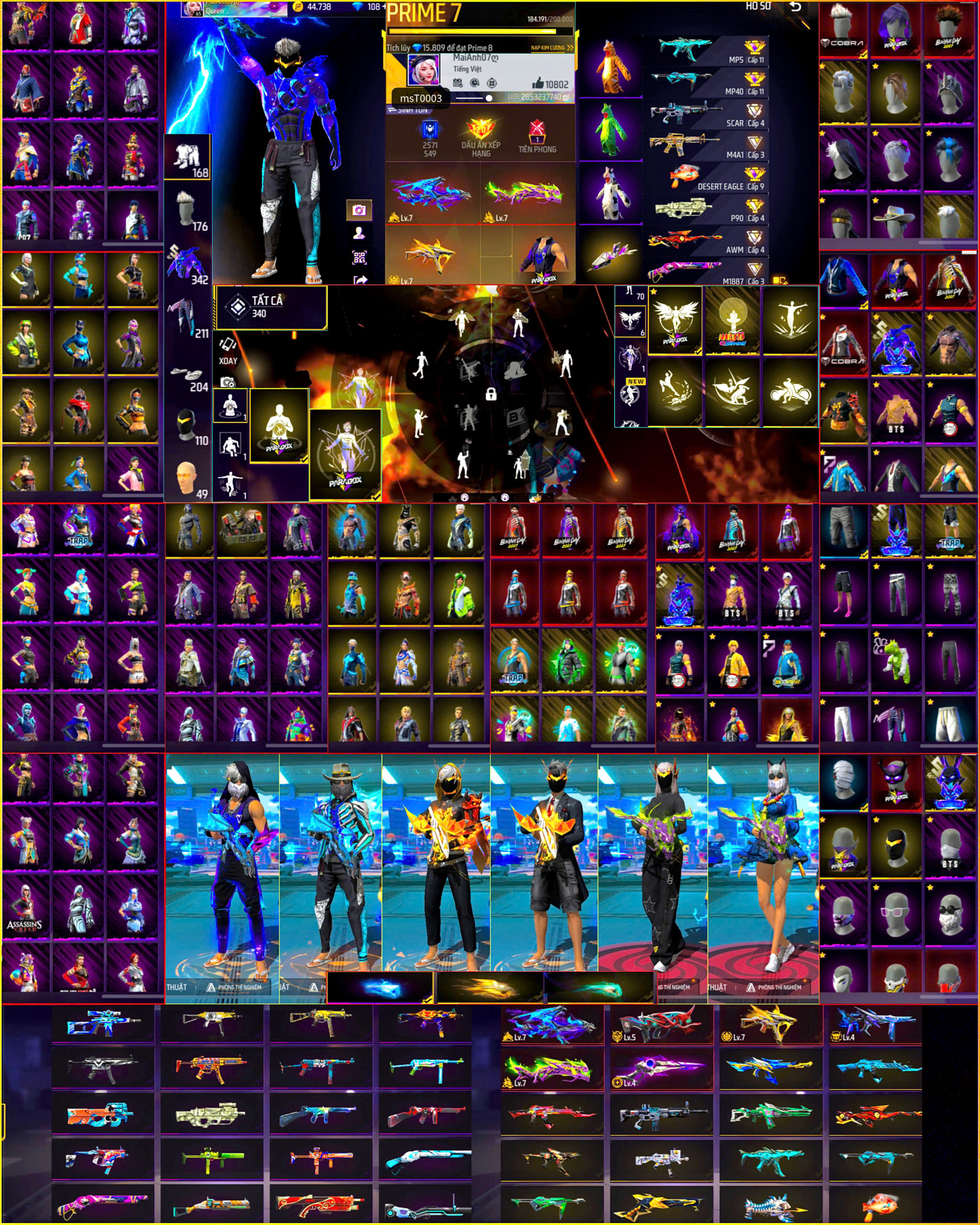 1. Tài khoản Z48122 - hình ảnh túi đồ