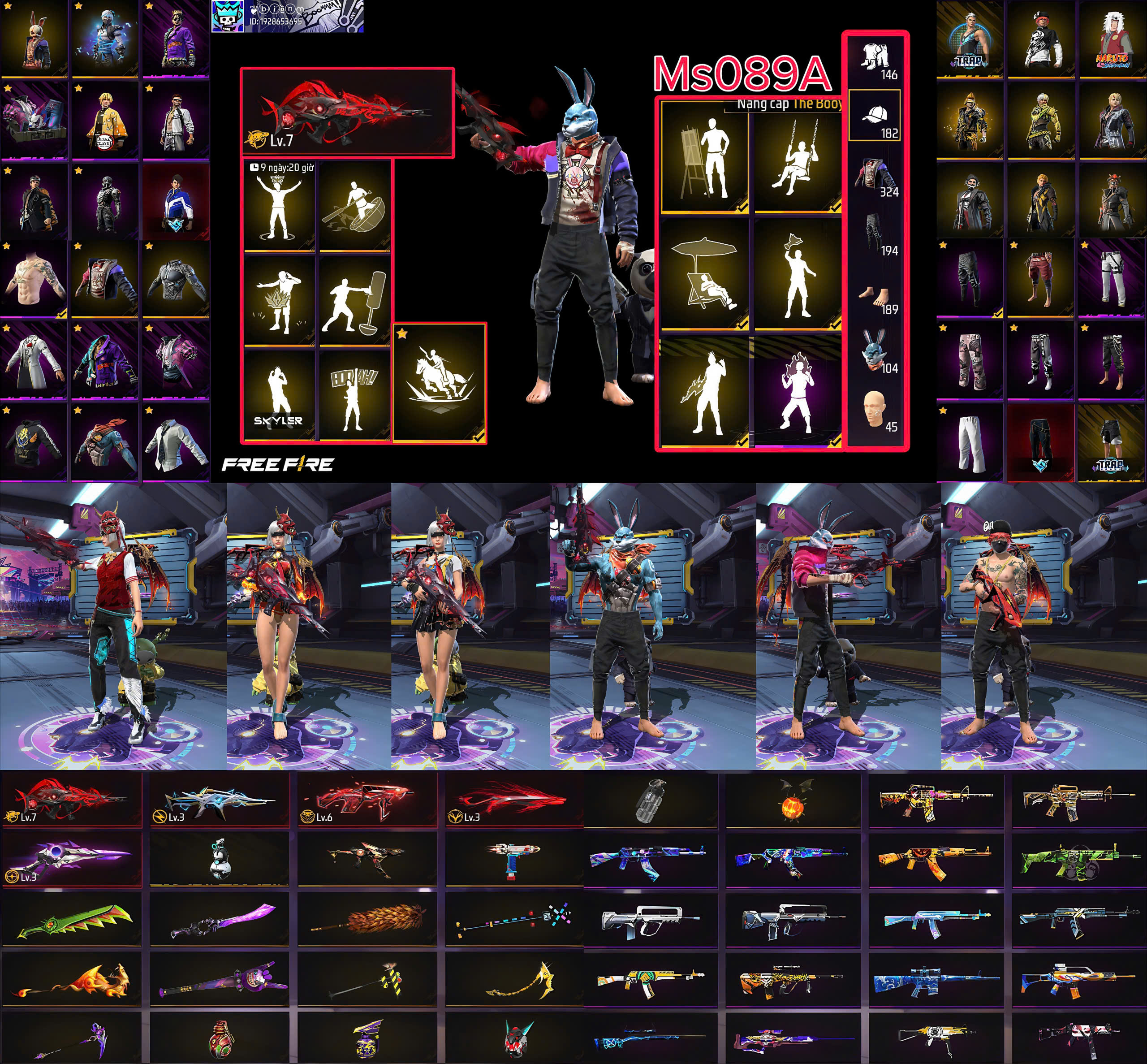 1. Tài khoản Z52043 - hình ảnh túi đồ