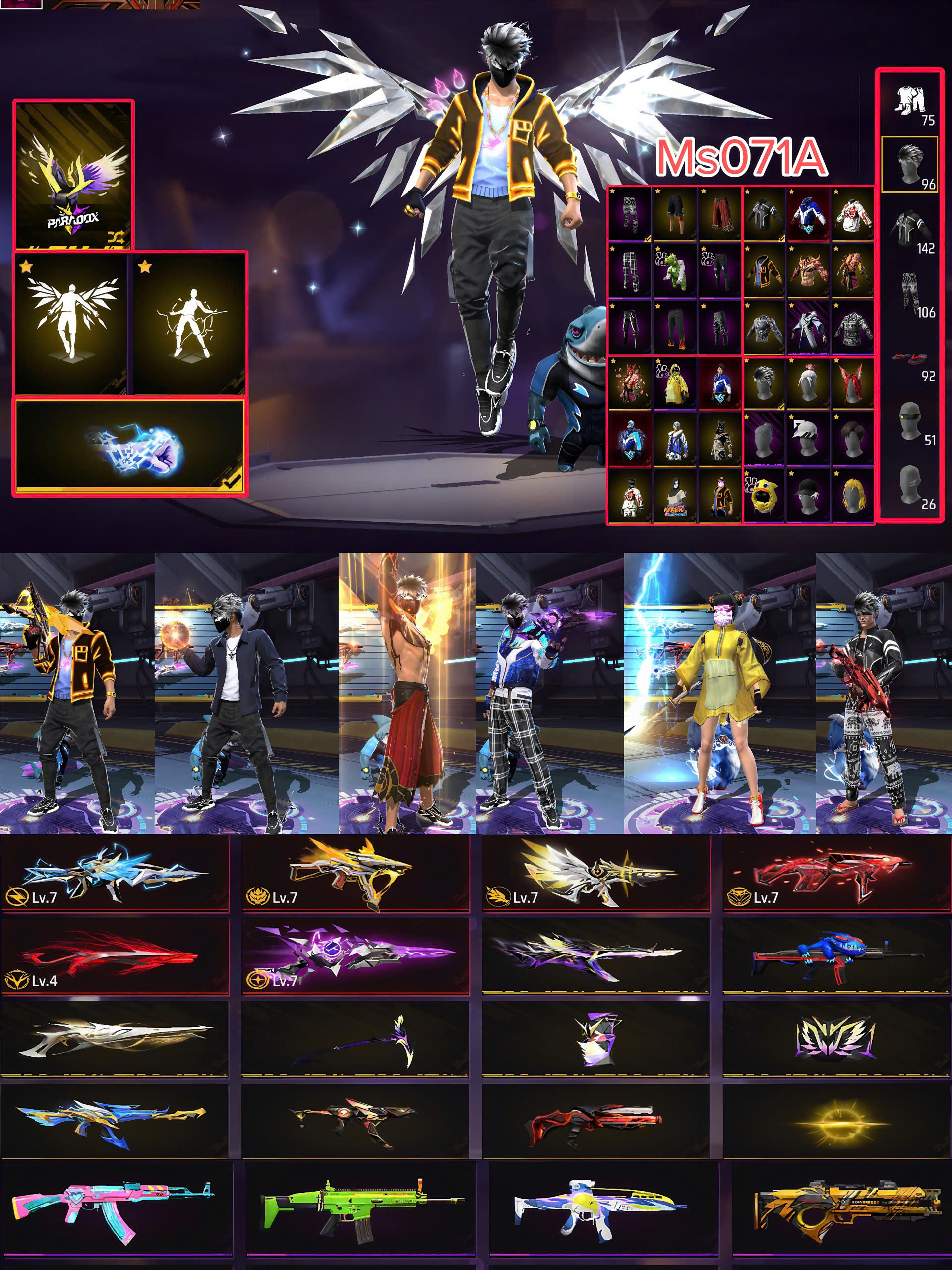 1. Tài khoản Z52063 - hình ảnh túi đồ