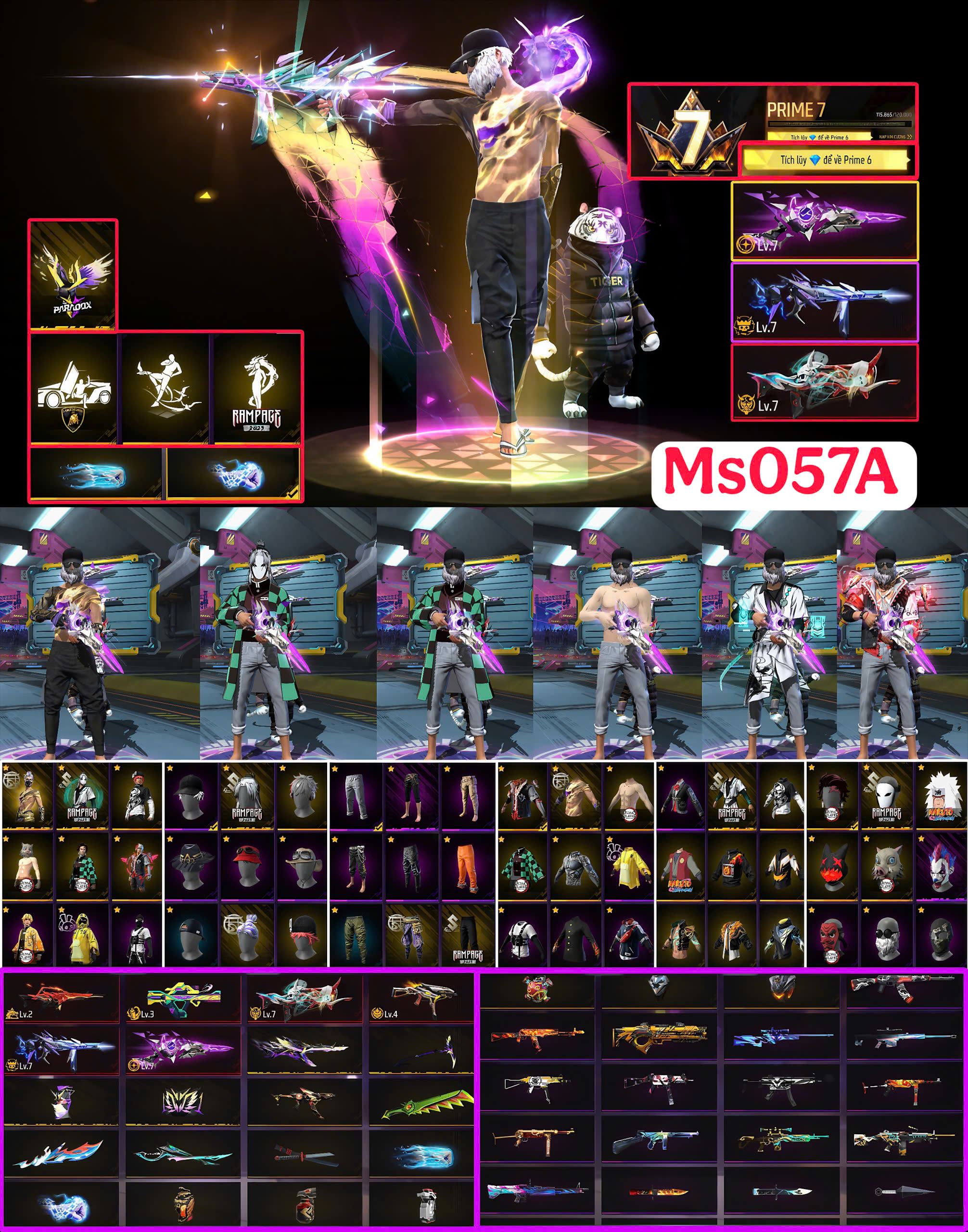 1. Tài khoản Z52071 - hình ảnh túi đồ