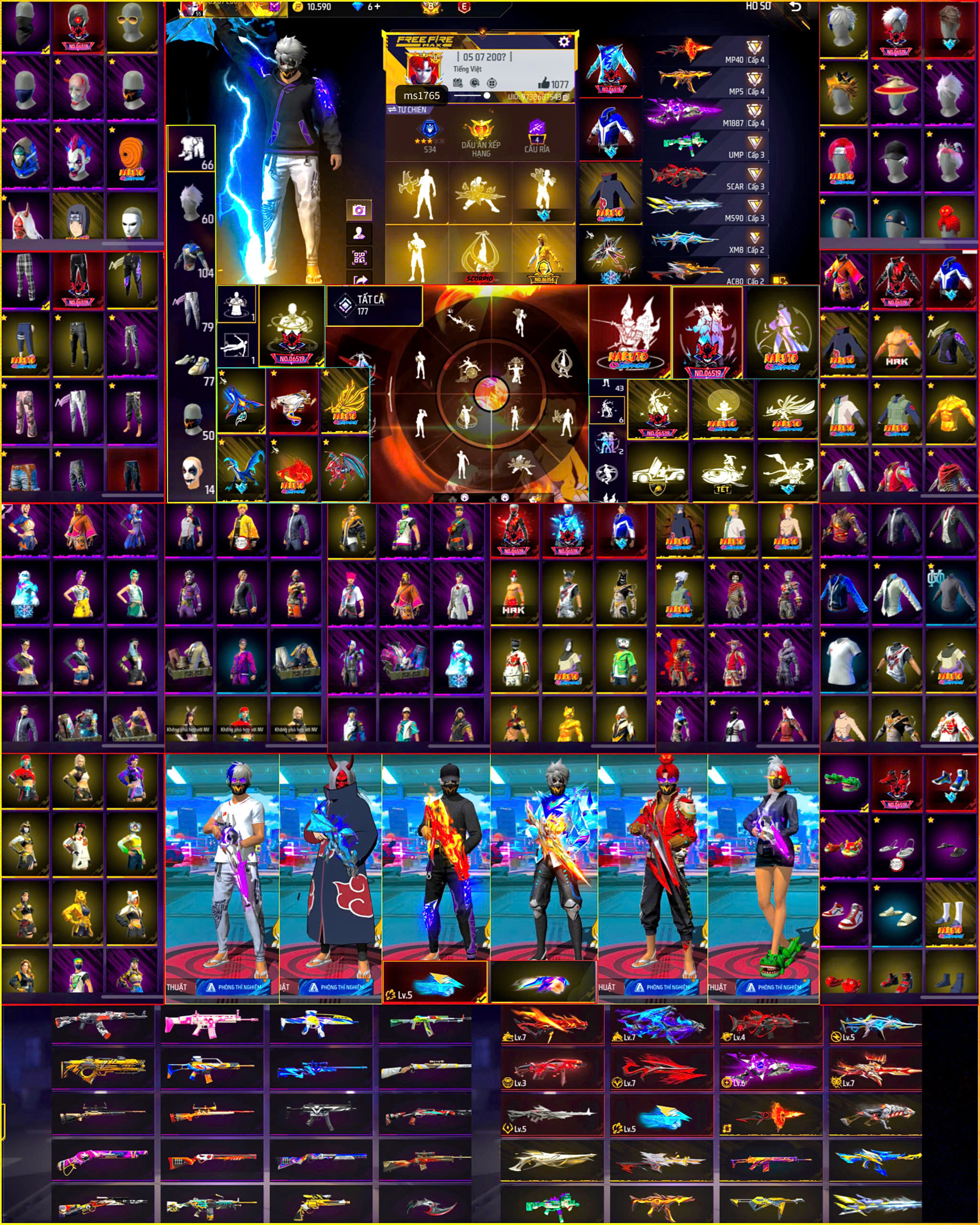 1. Tài khoản Z53105 - hình ảnh túi đồ